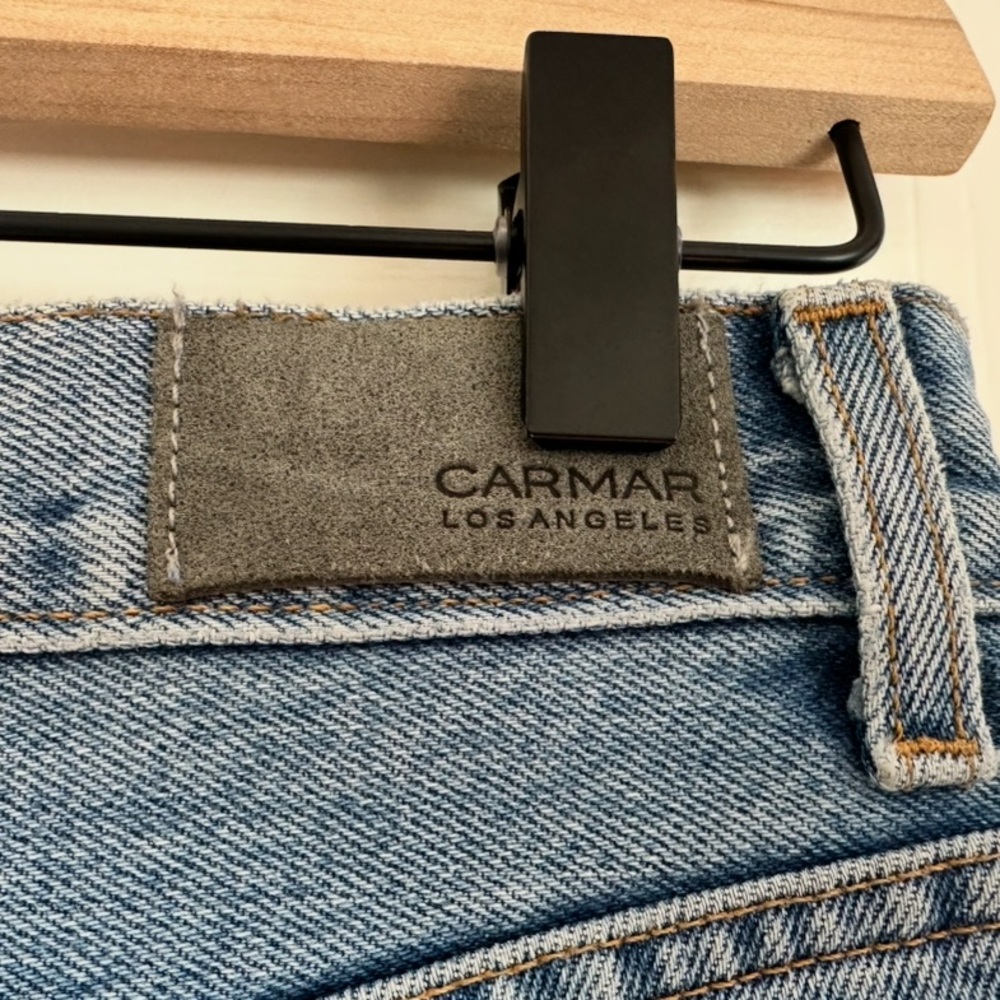 Carmar Black Top and Blue Distressed Jeans - Picture 15 of 16